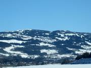 Vue sur le domaine skiable Hafjell