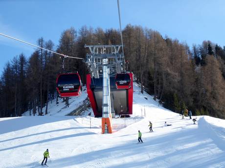 Remontées mécaniques Vallées de Tures et d'Aurina (Tauferer Ahrntal) – Remontées mécaniques  Klausberg – Skiworld Ahrntal