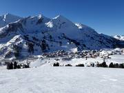 Les pistes mènent souvent jusqu'à la porte de votre hébergement à Obertauern.