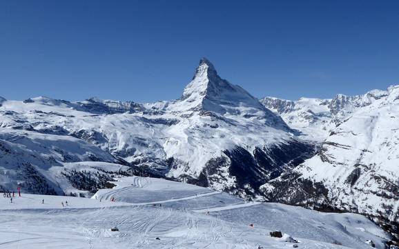 Le plus grand dénivelé en Europe centrale – domaine skiable Zermatt/Breuil-Cervinia/Valtournenche – Matterhorn (Le Cervin)