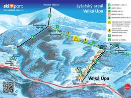 Plan des pistes Velká Úpa