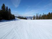 Piste facile dans le domaine skiable de Hafjell