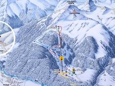 Plan des pistes Jöchelspitze – Bach