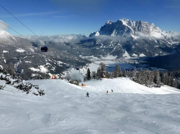 Panorama sur le domaine skiable du Grubigstein