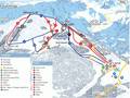 Plan des pistes Lagorai/Passo Brocon – Castello Tesino