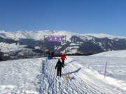 Départ de la piste de luge Meierhof