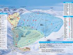 Plan des pistes La Pinilla