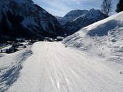 Piste de liaison vers le Zafernalift