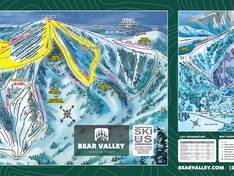 Plan des pistes Bear Valley