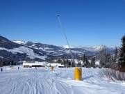 Enneigement par canons à lance