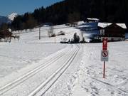 Piste de ski de fond à Oberau (Wildschönau)