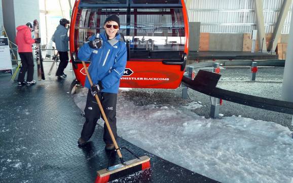 Chaînons Garibaldi: Propreté des domaines skiables – Propreté Whistler Blackcomb