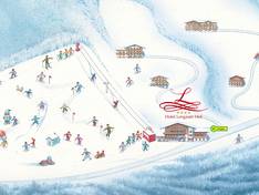 Plan des pistes Lengau