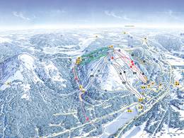 Plan des pistes Salla