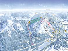 Plan des pistes Salla