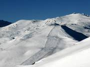 Pistes au Piz Cartas
