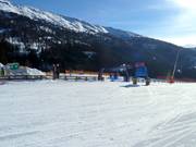 Bon plan pour les enfants :  - Jardin des neiges, téléski à sellettes et pente d'entraînement avec personnages (Katschberghöhe)