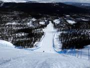 Vue d'en haut sur la piste Chocken