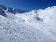 Vue sur le domaine freeride du Piz Val Gronda