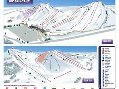 Plan des pistes Mt. Brighton