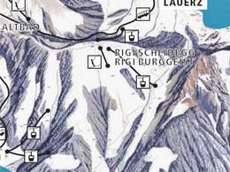 Plan des pistes Rigi – Scheidegg/Burggeist