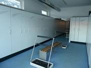 Dépôt à skis soigné