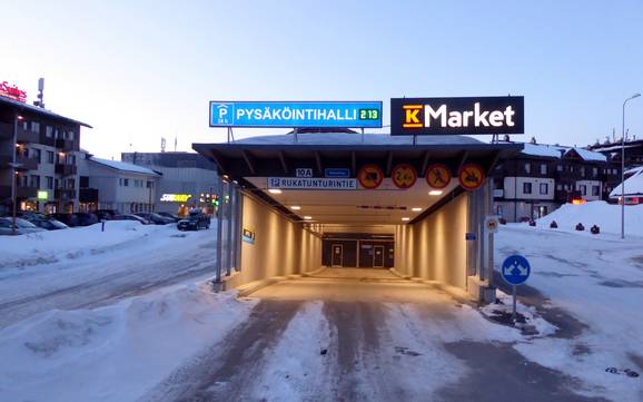 Ostrobotnie du Nord: Accès aux domaines skiables et parkings – Accès, parking Ruka
