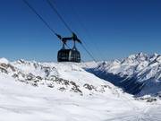 Falginjochbahn - 100 places | Funifor - téléphérique stable au vent avec large guidage de câble