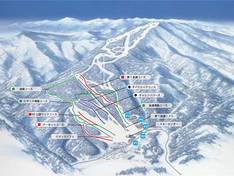Plan des pistes Nukabira Gensenkyo