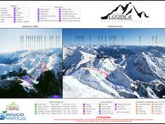 Plan des pistes Lizzola