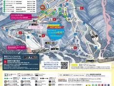 Plan des pistes Shizukuishi