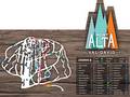 Plan des pistes Mont Alta