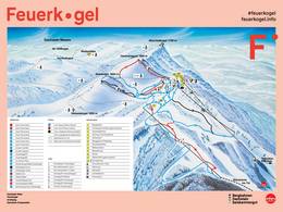 Plan des pistes Feuerkogel – Ebensee