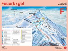 Plan des pistes Feuerkogel – Ebensee