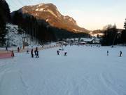 Terrain idéal pour débutants au téléski à corde