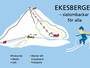 Plan des pistes Ekesberget