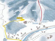 Plan des pistes Dolní Lomná – Armáda