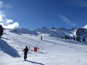 La diversité des pistes au Sennjoch