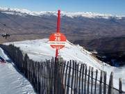 Balisage des pistes à Masella