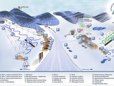 Plan des pistes Wieżyca-Koszałkowo – Szymbark