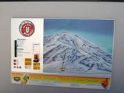 Plan des pistes à la station de vallée