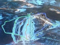 Plan des pistes Bygdsiljumsbacken