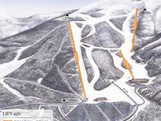 Plan des pistes Minowa