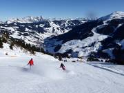 Descente de Coupe du monde difficile sur le Zwölferkogel à Hinterglemm