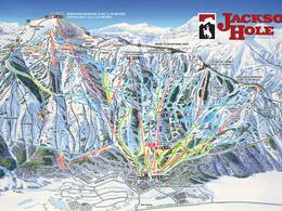 Plan des pistes Jackson Hole