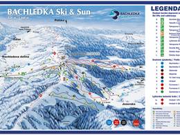 Plan des pistes Bachledova/Jezersko/Frankova