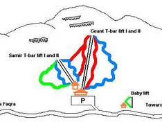 Plan des pistes Qanat Bakish
