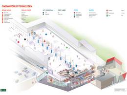 Plan des pistes SnowWorld Terneuzen