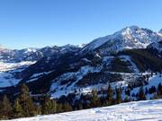 Vue sur le domaine skiable