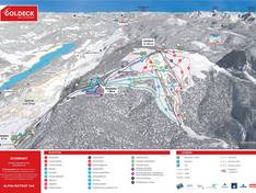 Plan des pistes Goldeck – Spittal an der Drau